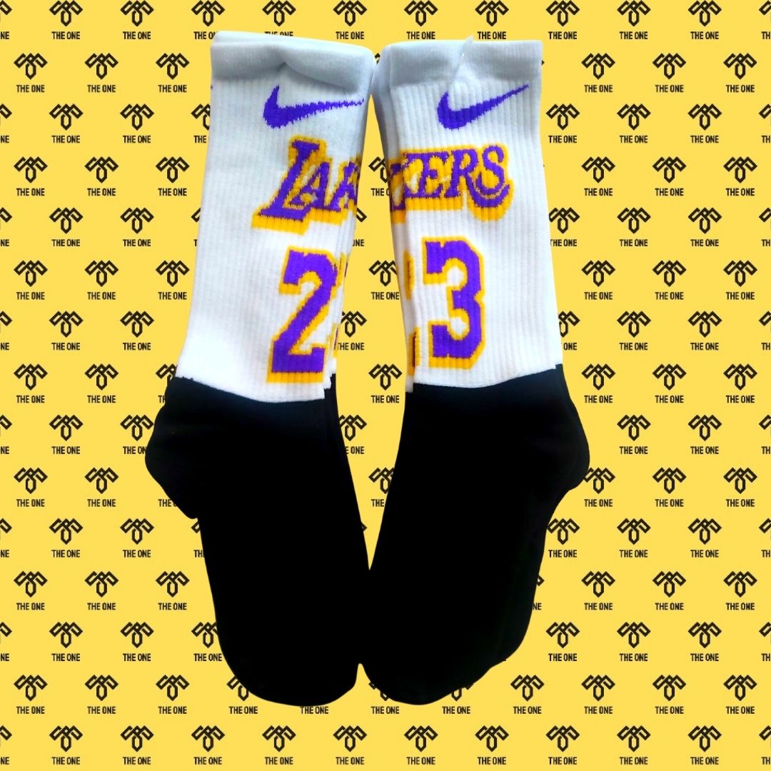 Calcetas diseño Lakers 23