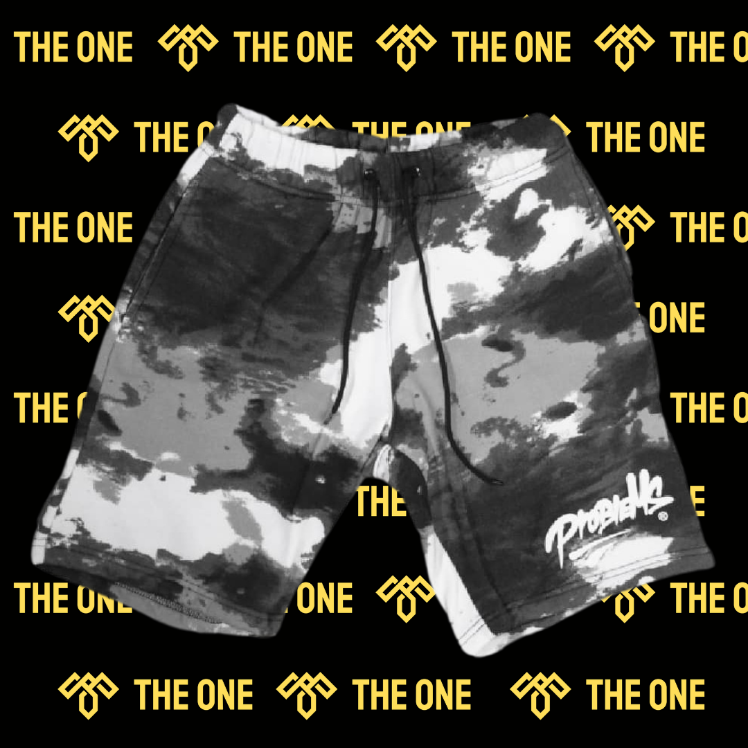 Shorts Camuflaje Black&white - 99Problems