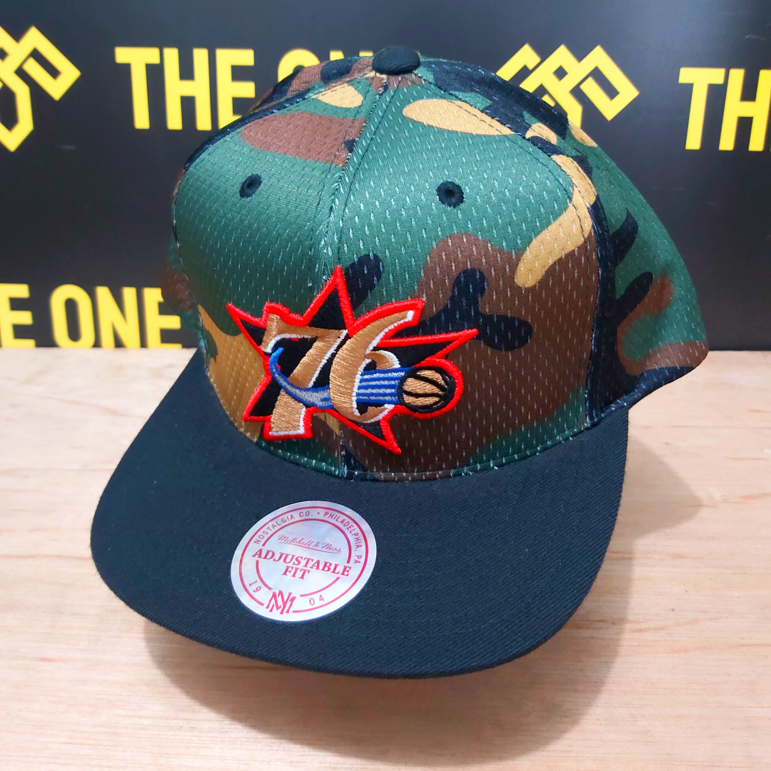 Gorra 76ers Philadelphia camuflaje snapback - Mitchell&Ness