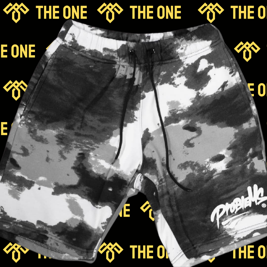 Shorts Camuflaje Black&white - 99Problems