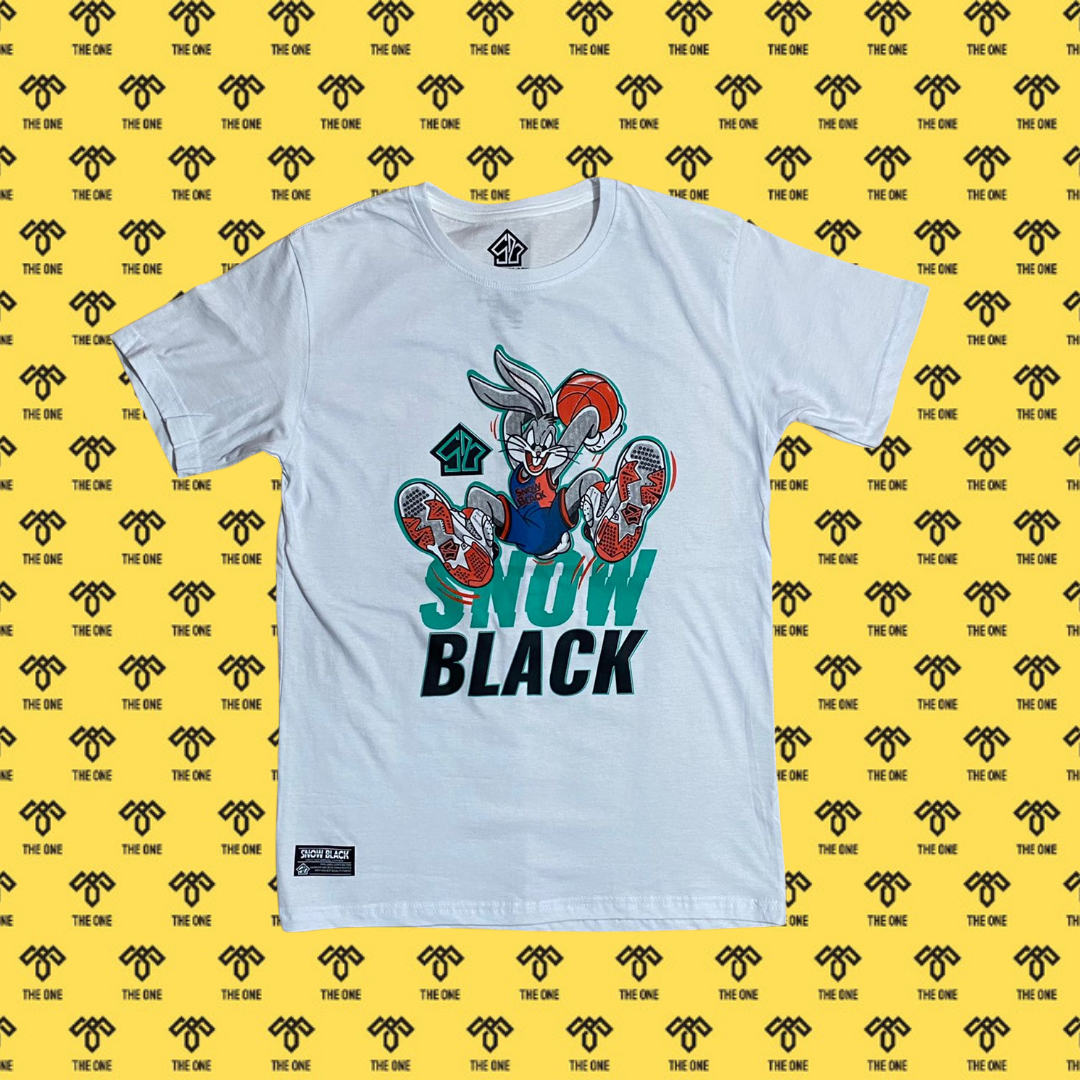 Camisa Bugs Bunny Space Jam - SnowBlack