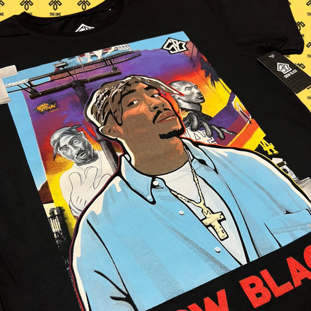 Camisa 2pack Shakur - SnowBlack