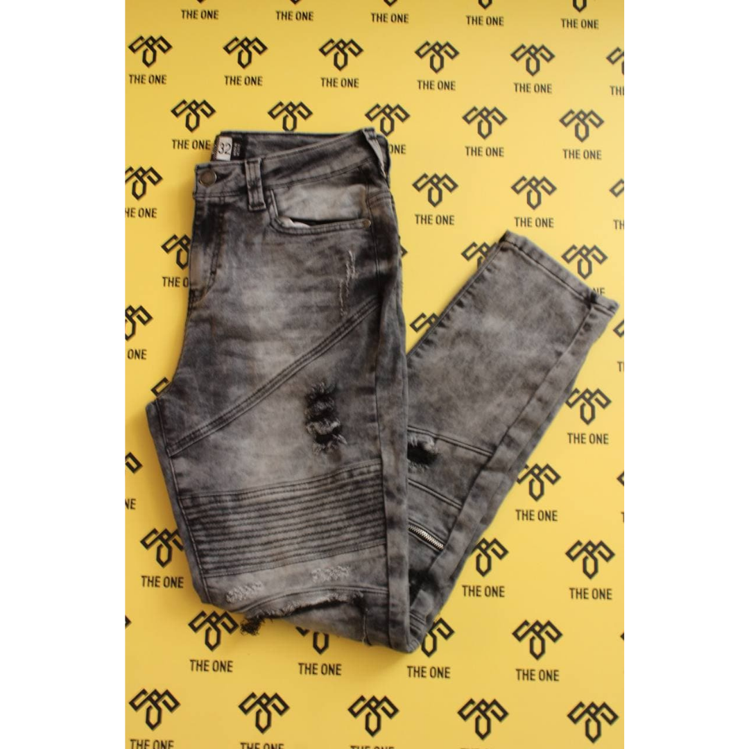 Pantalón Streetwear Washed Gray- Over12