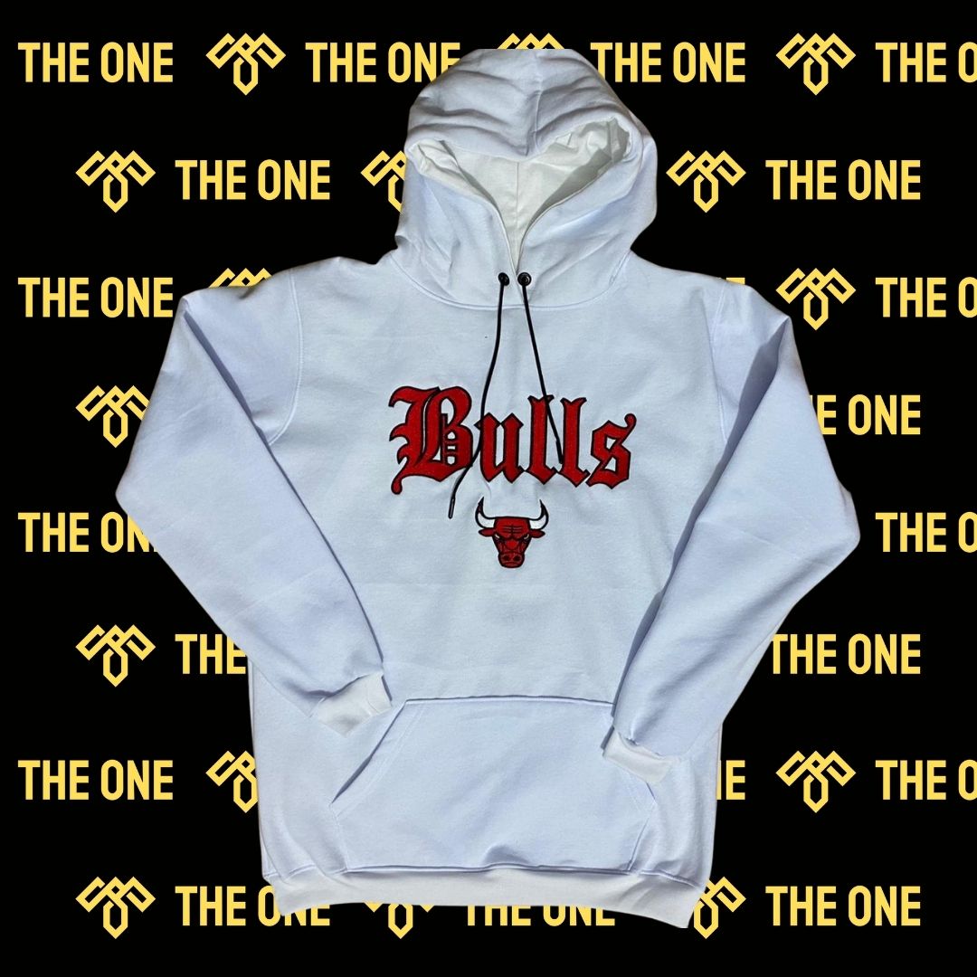 Bulls Hoodie - SnowBlack