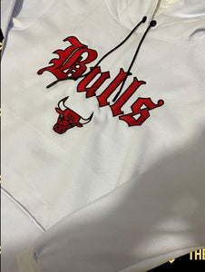 Bulls Hoodie - SnowBlack