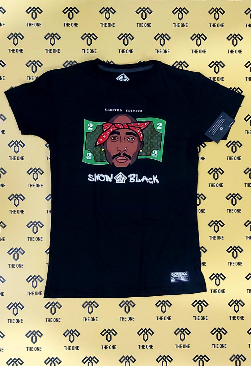 Camisa Tupac Shakur - Snowblack