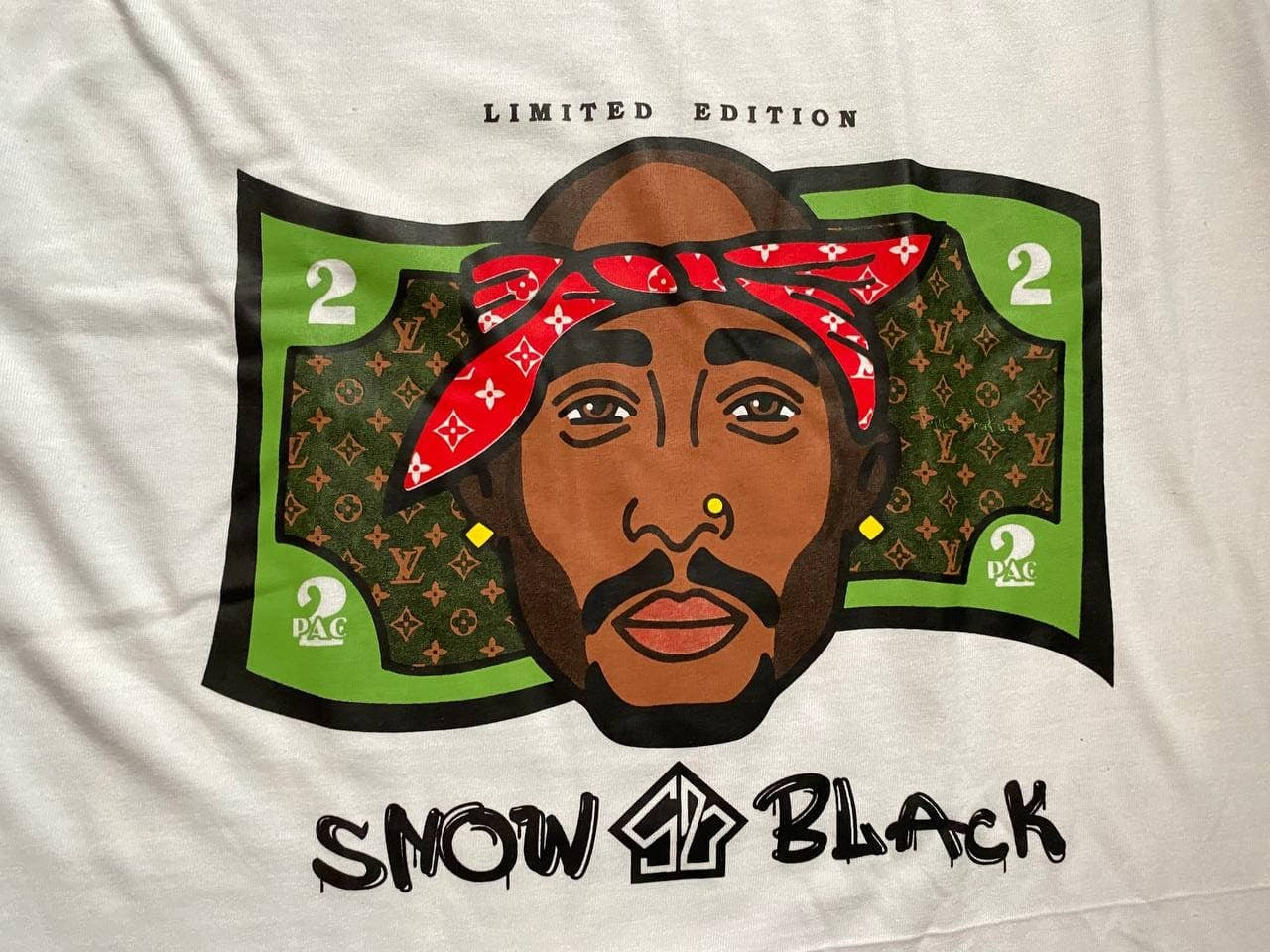 Camisa Tupac Shakur - Snowblack