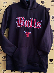 Bulls Hoodie - SnowBlack